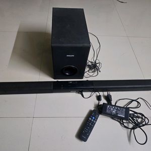 Philips Sound Bar With Sub Woofer