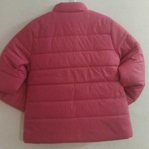 Pink Windcheater Stand Collar