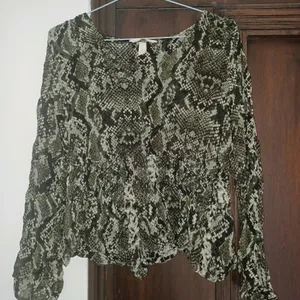 H&M Snake Print Top