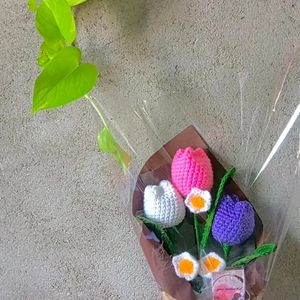 Crochret Tulips Bouquet 🌷