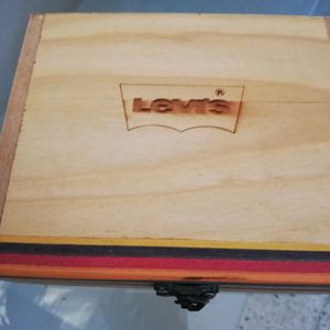 Levi's Wooden Storage Box