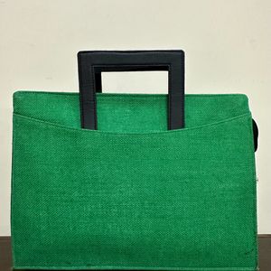 Last Piece New  Trendy Jute Laptop /office Bag