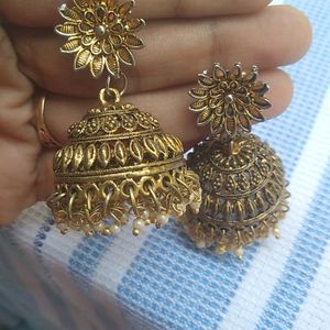 Ethinic Black Metal Jhumkas