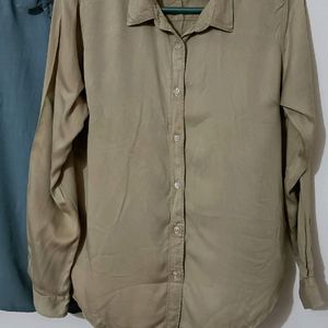 Formal Shirts For Women Beige And Grey