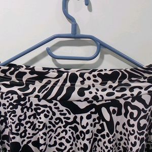 Cowprint Mini Skirt