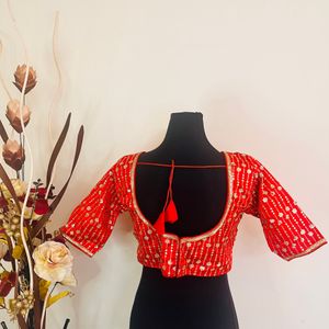 Brand New Designer Red Blouse