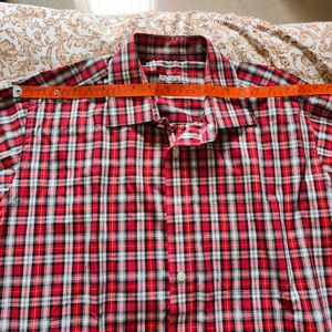 Raymond Red Checks Shirt