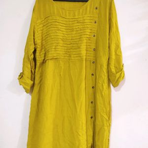 Daily Wear Yellow Colored Kurti