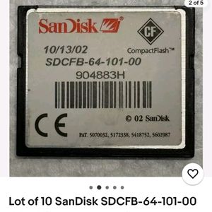 SANDISK  COMPACT FLASH 64M