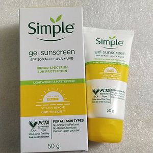 Gel Sunscreen SPF50PA++++