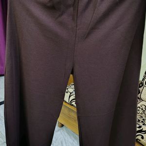 🔥coffee brown 🤎 wide leg trouser. new never used