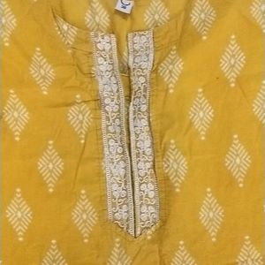 Yellow Kurti