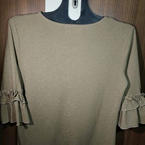 Tan Partywear Top