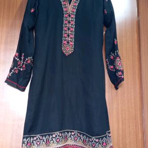 Black Kurta Set