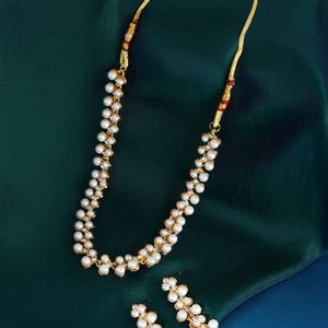 Pearl Choker & Earrings (Set)