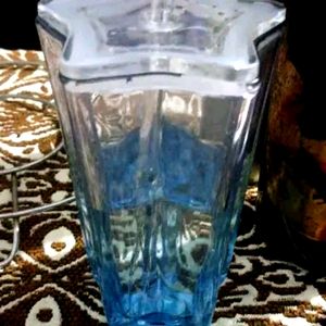 Star Glass Drinking Jar With Straw