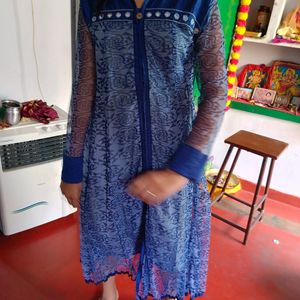 Blue Colour Kurti