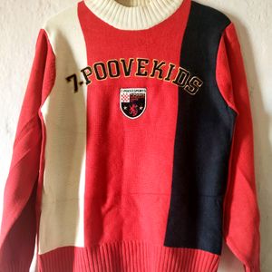 Red Pullover For Boys