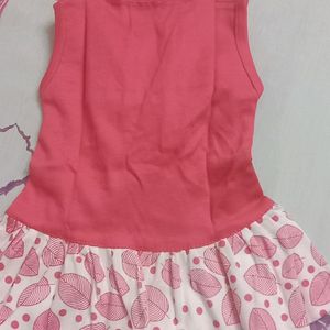 Combo of New Dresses for Girls 3 -6 Months