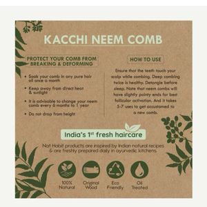 Kachi Neem Comb