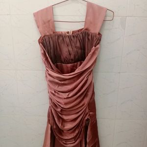 Brown Mermaid Dress