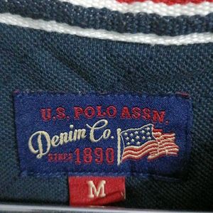 Blue Denim T Shirt From US POLO