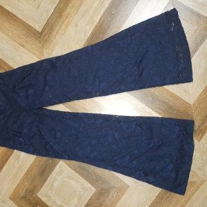 Midnight Blue Palazzo Belbottom Pants