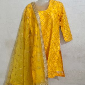 Combo 2  Partywear Stitch Suit With Dupatta