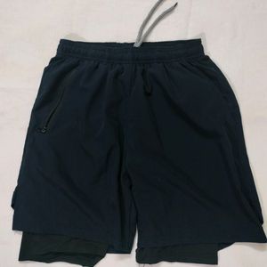 Double Layer Shorts For Gym