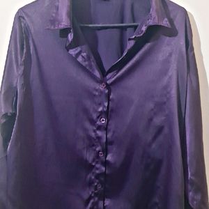 Purple Silk Shirt.