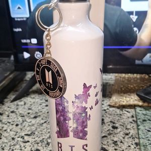 Bts Waterbottle And Keyring