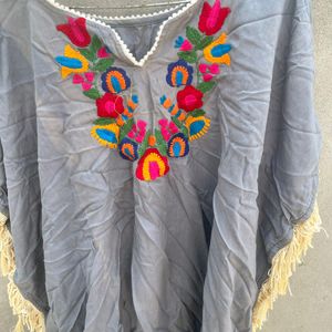 New Unused Heavy Embroidery Kaaftaan