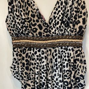 Leopard Print Jumpsuit