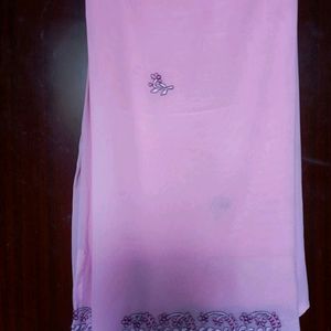 Pretty Pink And Soft Peach Colour Sarees Combo