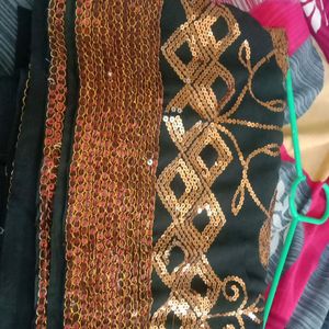 Black Colour Saree