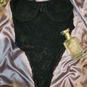 black net bodysuit