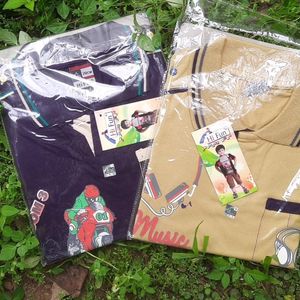 Set Of 2 Kids Tshiry (70) Cm