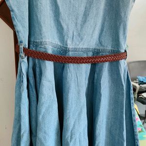 Denim Dress In Excellent Condition