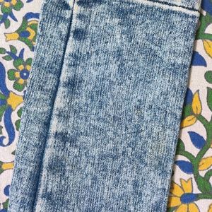 Skinny Girl's Jeans, Denim with Hand Embroidry