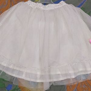 White Colour Skirt