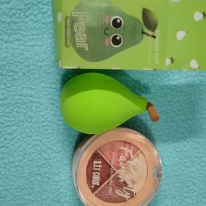 S.f.r Eyeshadow + Pear Shape Puff