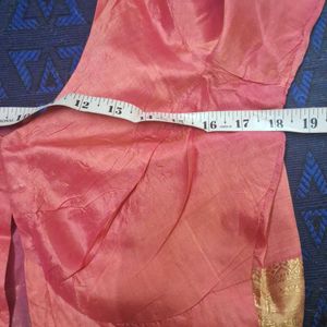 Peach Kanjeevaram Blouse 36"