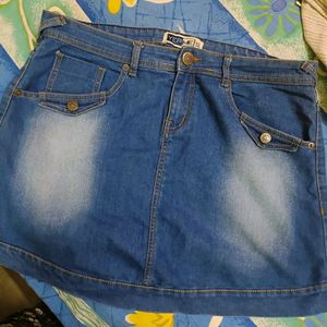 Denim Skirt For Womens