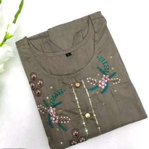 Graceful Cotton Silk Kurti