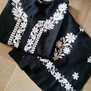 🌺Embroidery Plazo Kurta Set🌺🛍️