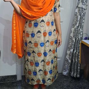 Tailor Sticted Kurta Set