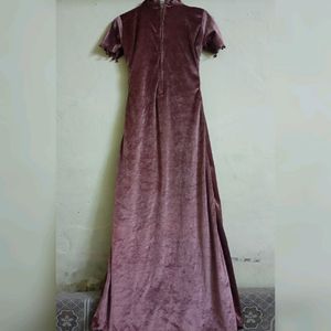 Fitted Velvet Gown