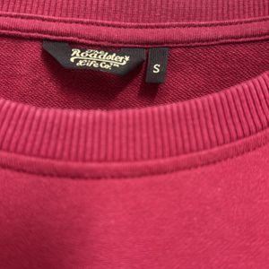 Burgundy Solid Sweatshirt