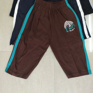 new unused Cotton 3/4 Pants For Kids five piece