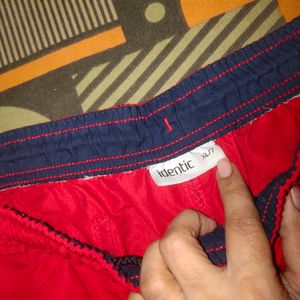 Women Shorts Red